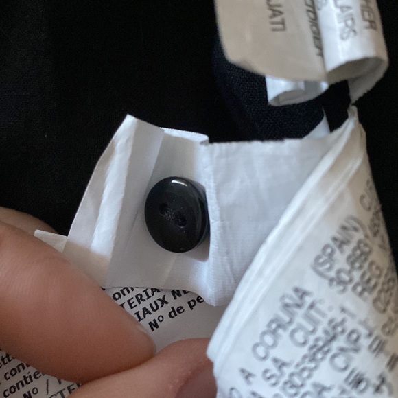 Zara Faux Leather Jacket with Removable Faux Fur Collar in size Medium - Picture 12 of 12